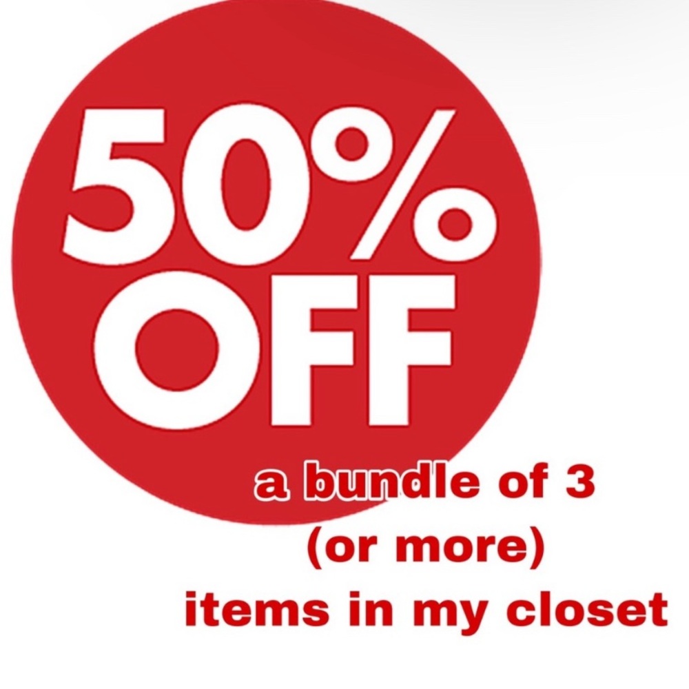 Make a bundle of 3 or more items, make me an offer when you are done shopping